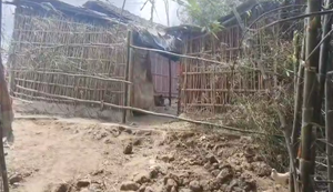 Zameeni vivad ko lekar do pakshon ke beech tanav, jabran zameen khali karaane ki koshish...