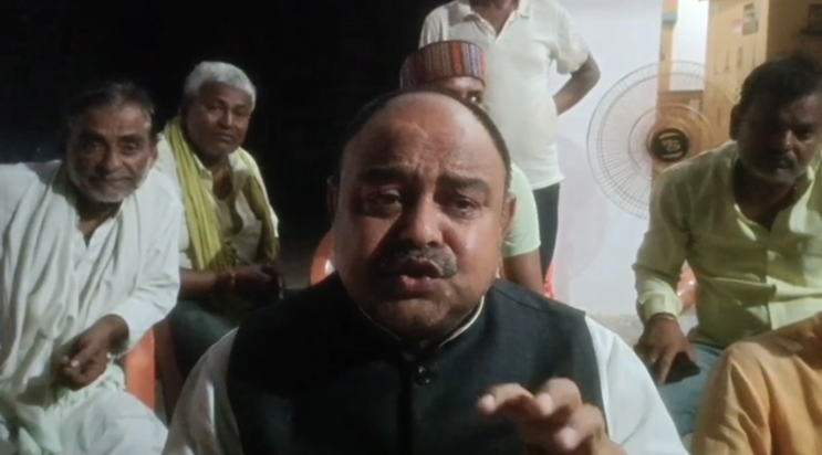 Bihar mein apradh ko lekar shram sansadhan mantri Santosh Si