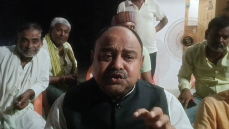 Bihar mein apradh ko lekar shram sansadhan mantri Santosh Si