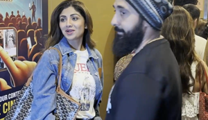 Saiyaara Movie : Parivaar ke saath Film 'Saiyaara' dekhne pahunchi Shilpa Shetty... Lekin parivaar ke saath ye kaun?