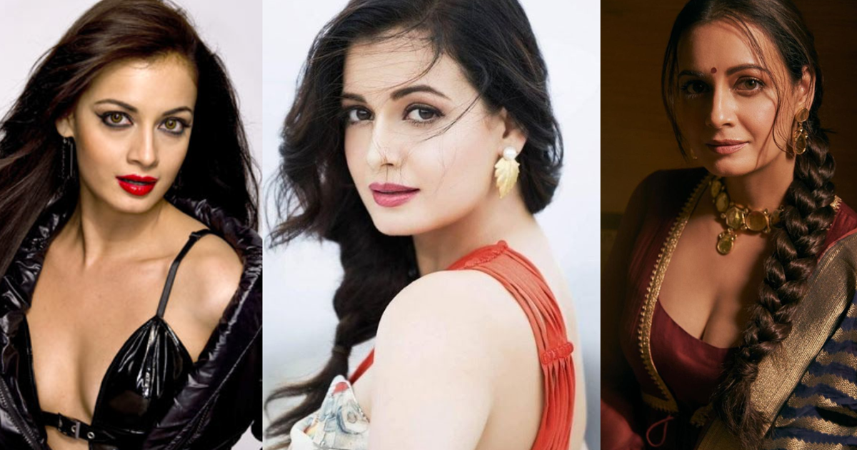 Airport par simple look mein spot hui Dia Mirza, khoobsurti 