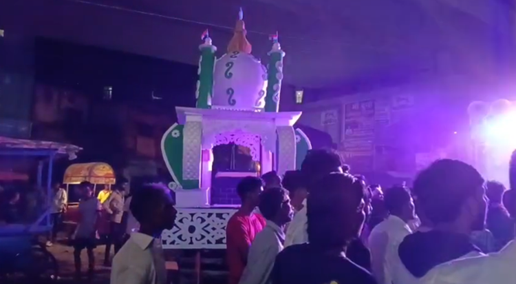 Moharram ka parv kadi suraksha vyavastha ke beech shantipoor Moharram ka parv kadi suraksha vyavastha ke beech shantipoor