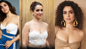 Entertainment News: Short White Top aur Fashionable Jeans mein behad Stylish lagin Sanya Malhotra