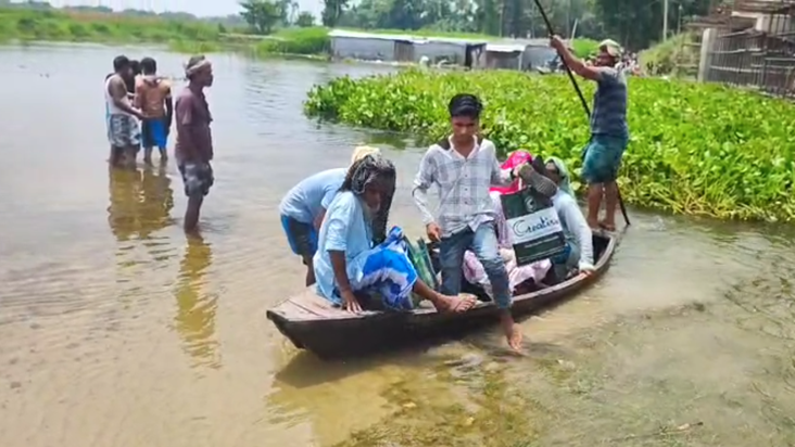 Katihar mein do prakhandon ke beech pul nirman adhura, daayv