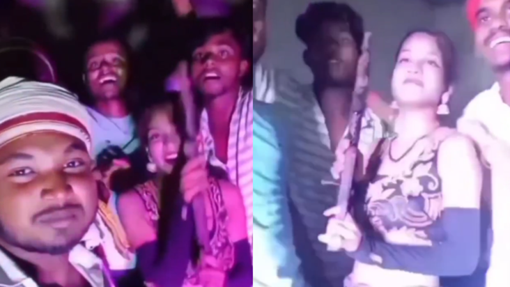 Jehanabad Dance Viral Video : Dance party mein baar baalaon 