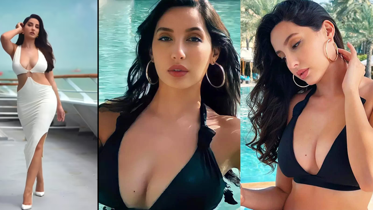 All Black Look mein Airport par pahunchi Nora Fatehi, Smile All Black Look mein Airport par pahunchi Nora Fatehi, Smile