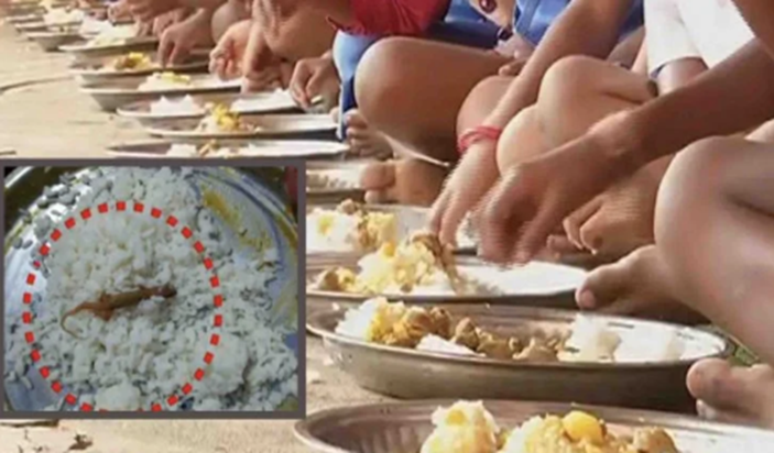Darbhanga ke school mein mid day meal khane se 30 bacche bim Darbhanga ke school mein mid day meal khane se 30 bacche bim