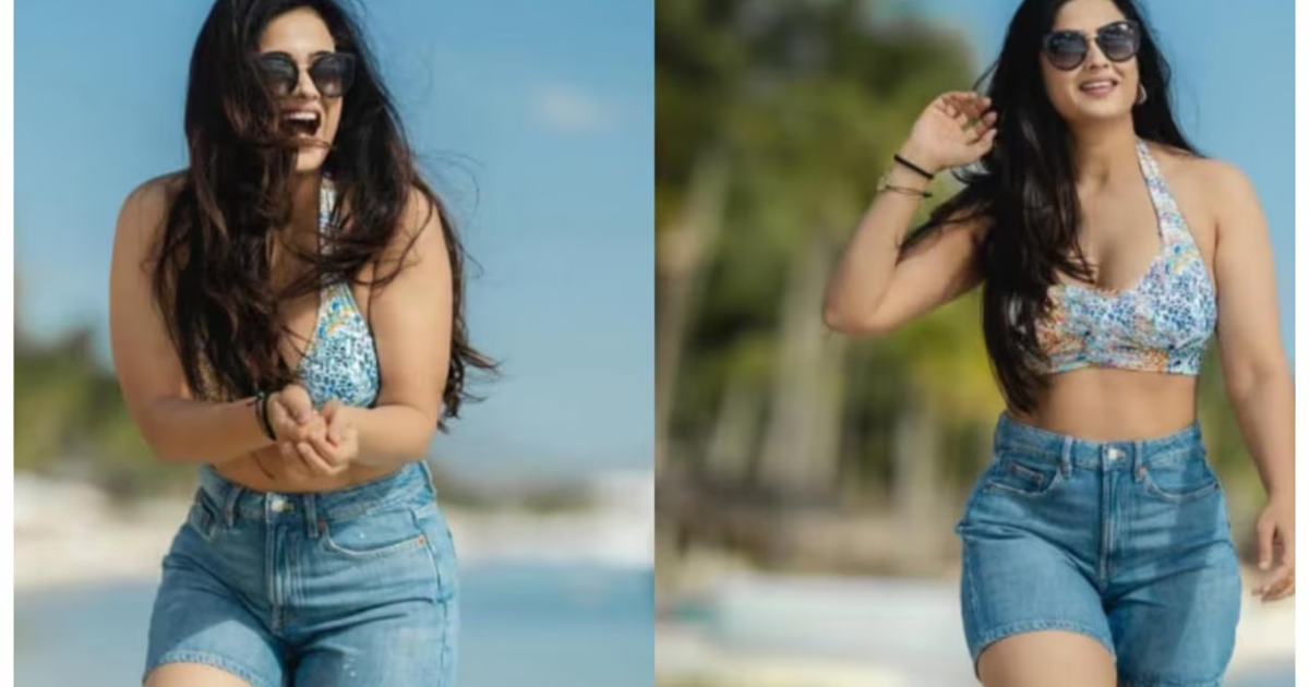 Shweta Tiwari ka bold Look, bracelet aur shorts look se mach