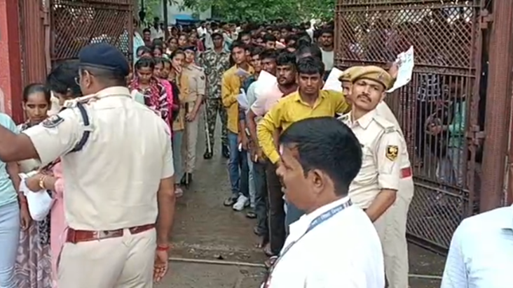 Bihar Police Exam : Sipahi Bharti Pariksha Shantipoorn Mahau
