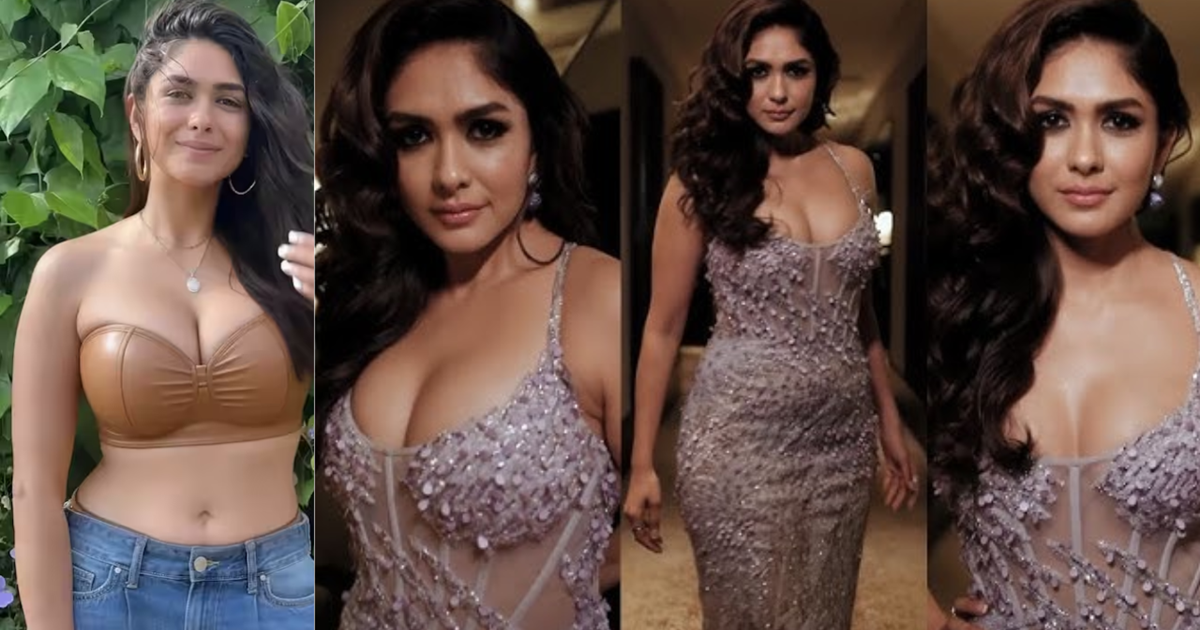 Bollywood News: Red Dress pehne Mrunal Thakur ki khoobsurati