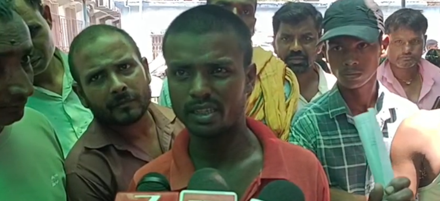 Karant ki chapat me aane se yuvak ki maut, parijanon ne bijl