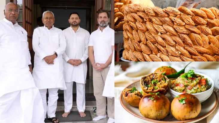 Silav ka Khaja and Litti Chokha will be served to the guests Silav ka Khaja and Litti Chokha will be served to the guests