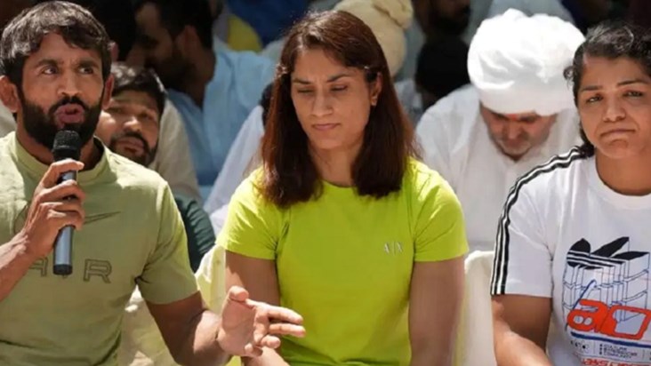 Wrestlers end agitation, will now fight for justice here