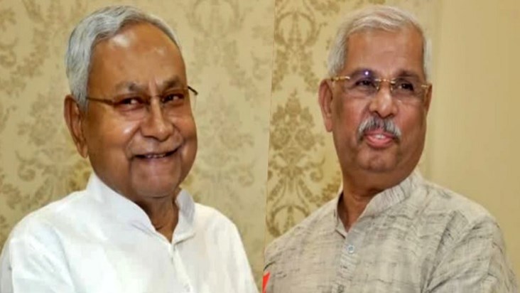 CM Nitish arrives to meet the Governor, cabinet expansion wi CM Nitish arrives to meet the Governor, cabinet expansion wi