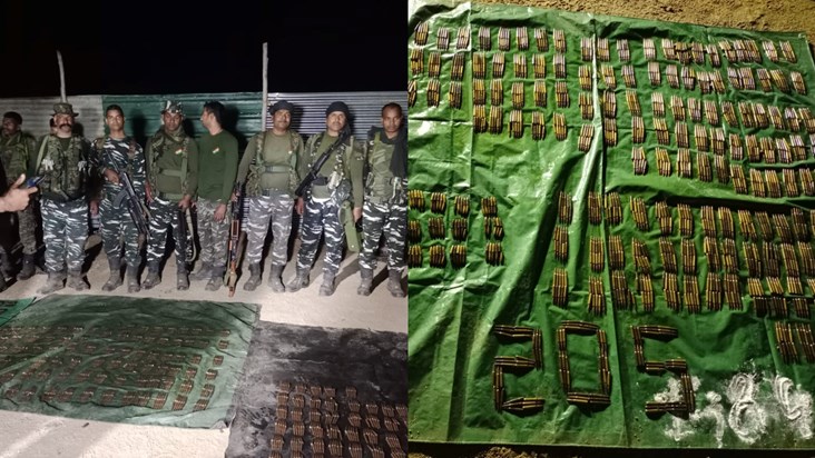 Security forces launched search operation against Naxalites,