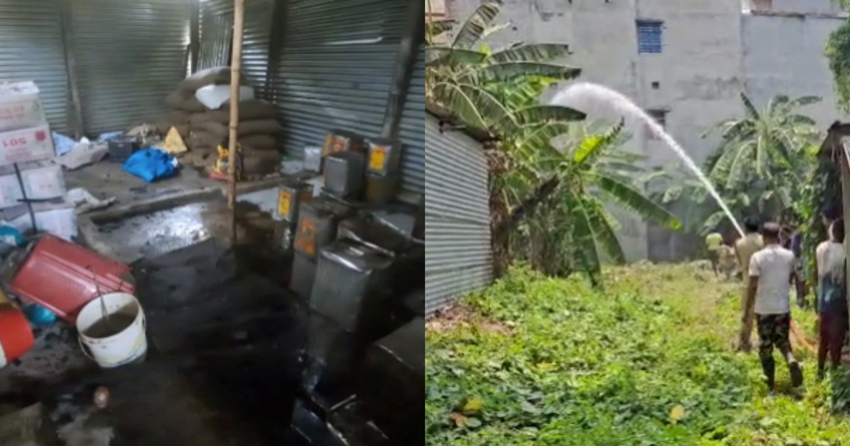 Property worth lakhs burnt to ashes in a fierce fire, there 