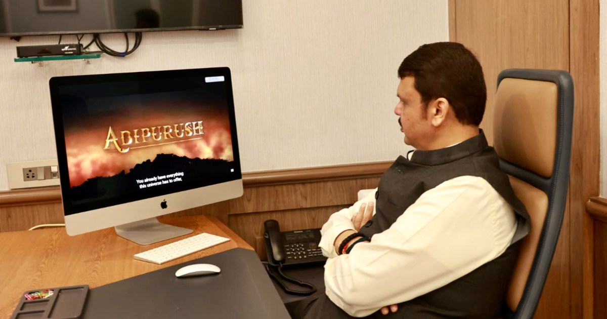 CM Devendra Fadnavis wished 'Adipurush', wrote all this on T
