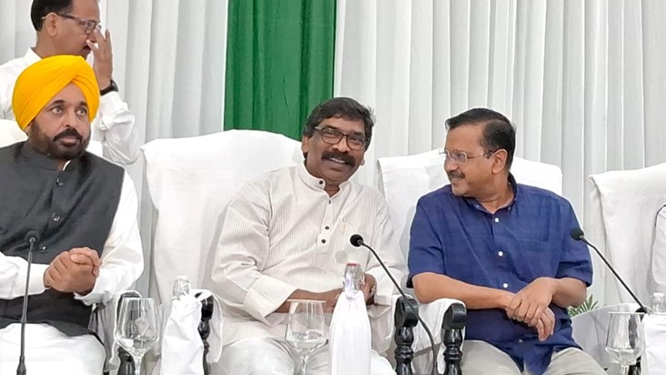 CM of Delhi, Jharkhand and Punjab held a press conference, s CM of Delhi, Jharkhand and Punjab held a press conference, s