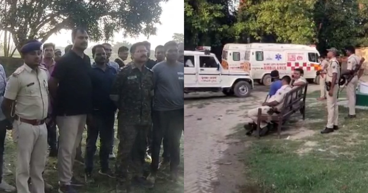 Police encounter with dacoits, 2 killed, pistol with live bo