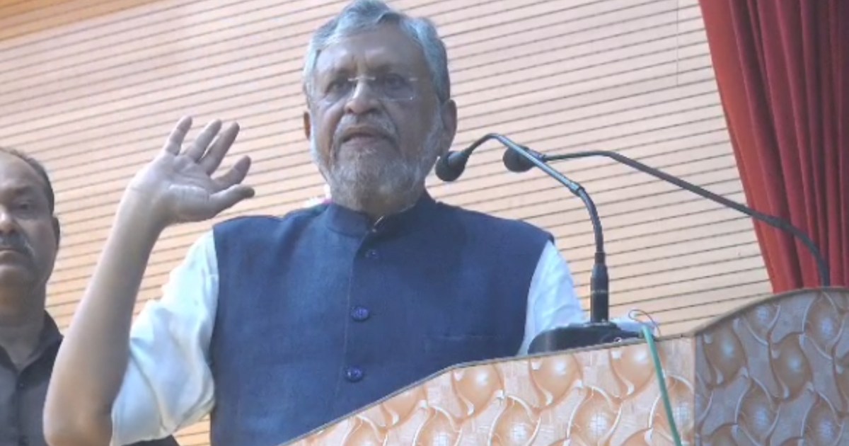 Eclipse on AIIMS construction in Darbhanga, Sushil Modi blas