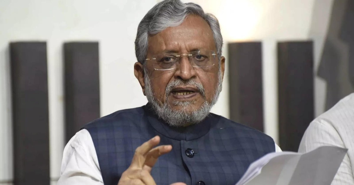 Sushil Modi's anger over liquor ban, demand to implement Guj