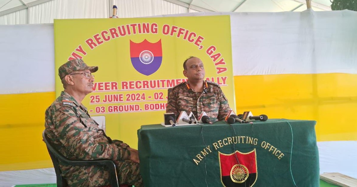 Army recruitment under Agniveer Yojana in Bodh Gaya starts t