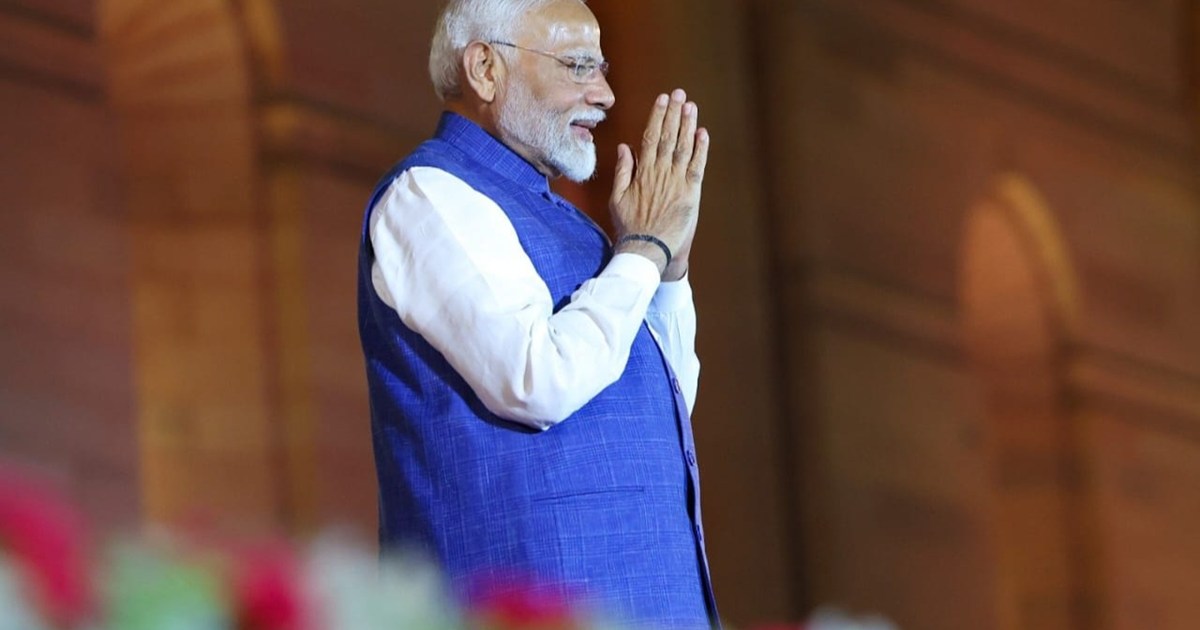 Narendra Modi took charge as PM for the third consecutive ti