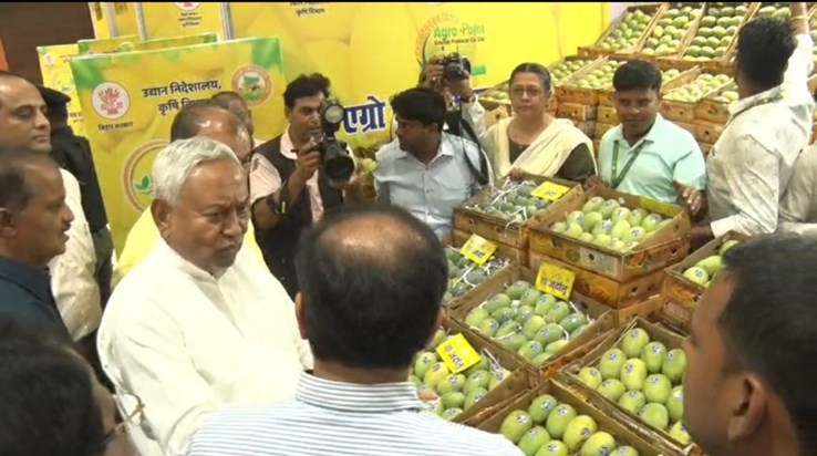 CM Nitish inaugurated the Mango Festival, see the picture CM Nitish inaugurated the Mango Festival, see the picture