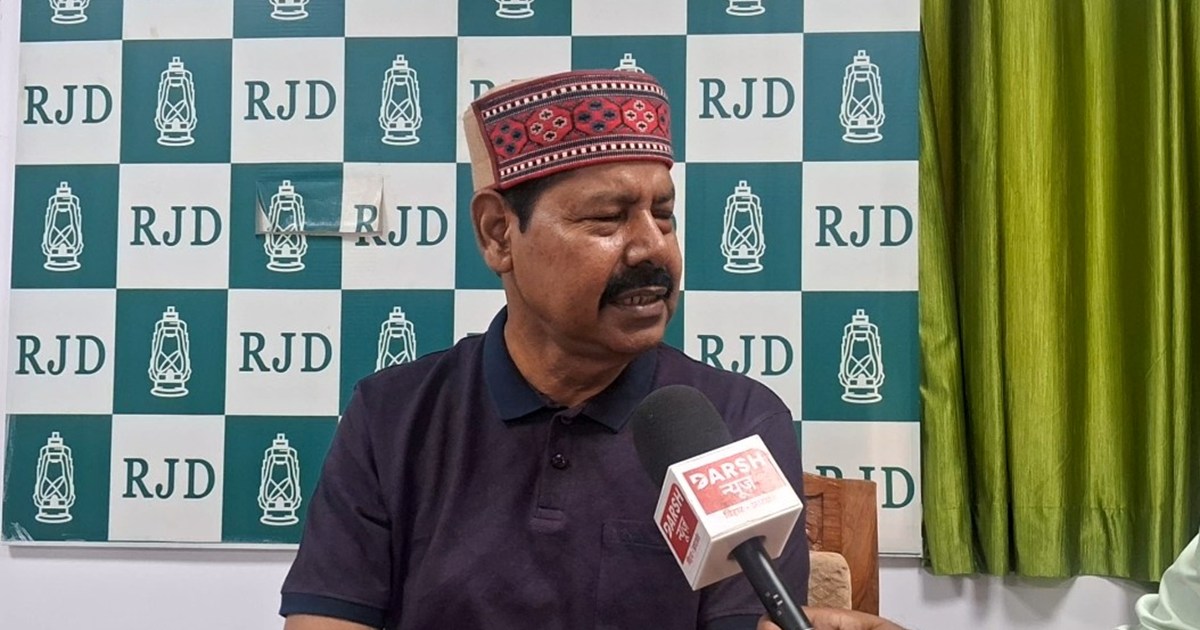 Mntri dilip jsvaal pr rjd vidhayk bhai birendra ka byan