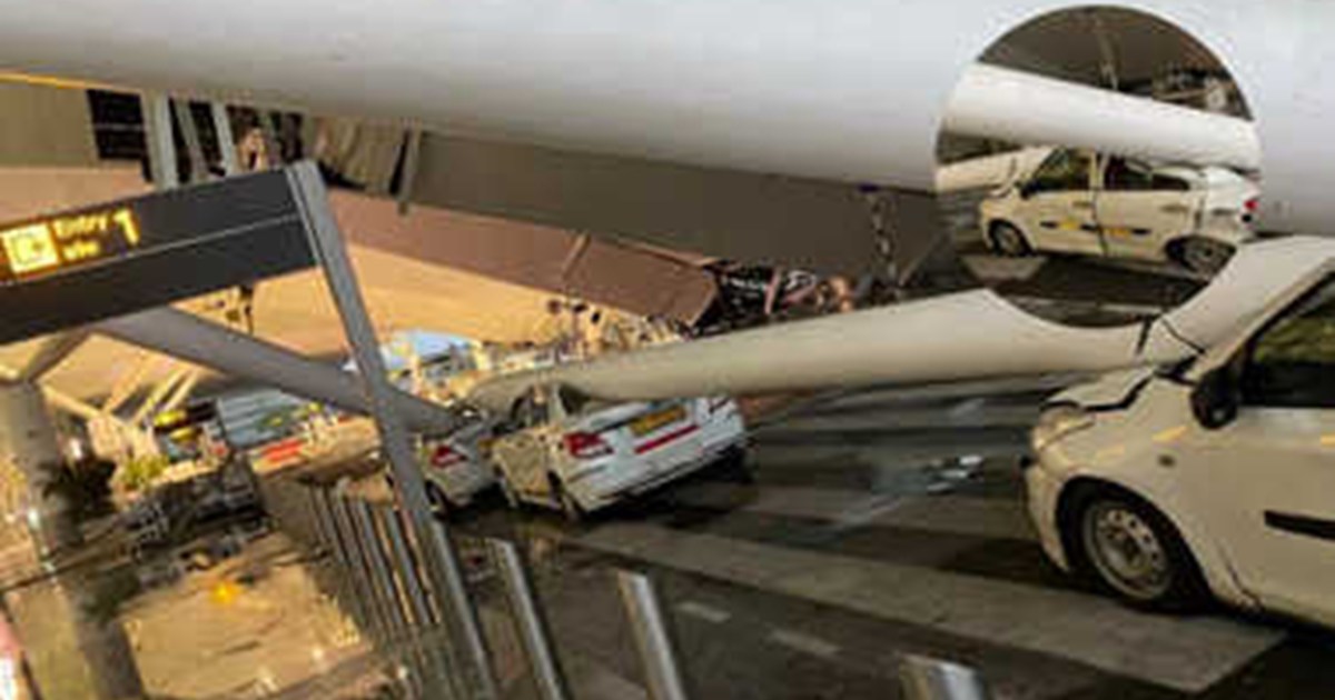 Major accident at Delhi airport, many flights cancelled