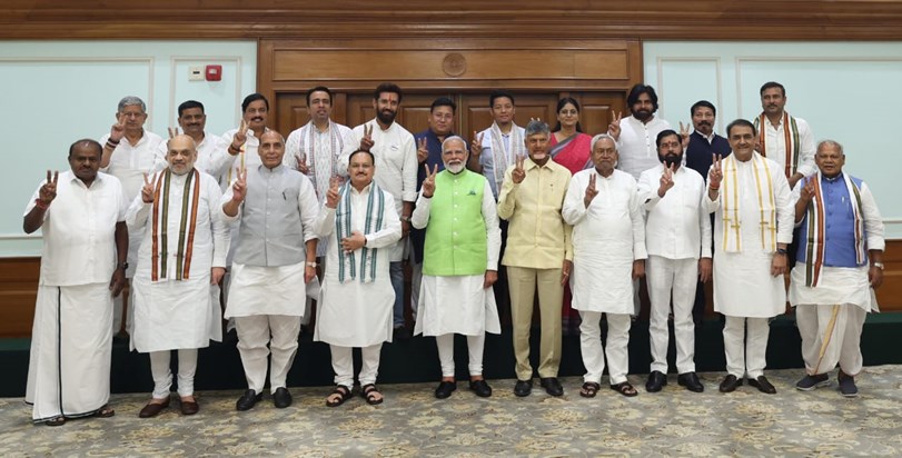 Narendra Modi was elected the leader of NDA, will become PM 