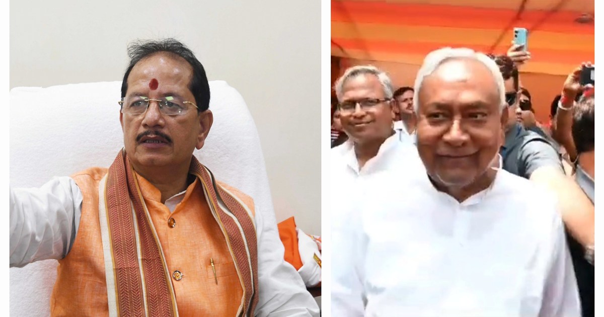 DY.CM Vijay Sinha has denied making Bihar CM Nitish Kumar a 