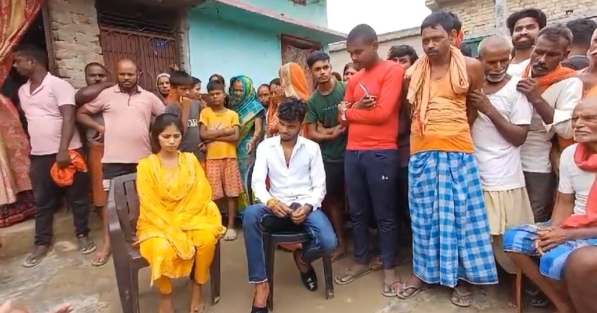 Marriage without engagement, villagers forcefully did it in 