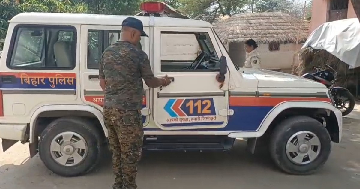 Dial 112 police team including a female police officer was t