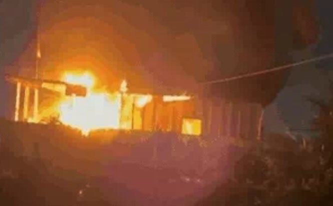 Big accident due to fireworks during celebration of PM Modi' Big accident due to fireworks during celebration of PM Modi'