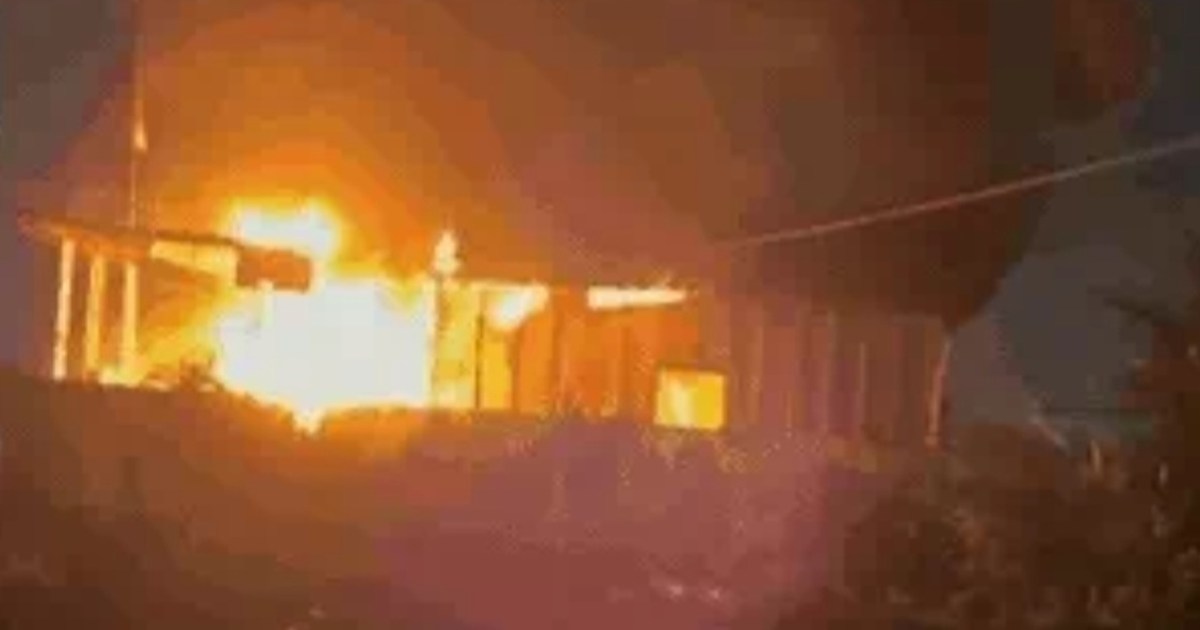 Big accident due to fireworks during celebration of PM Modi'