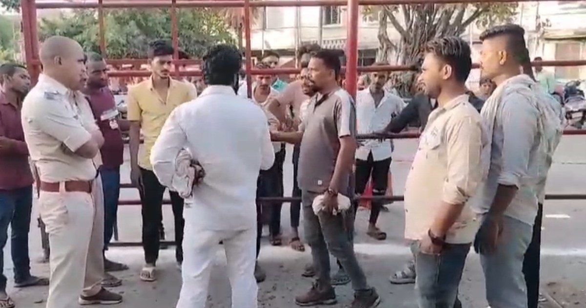 A young man was shot dead in broad daylight in the middle of