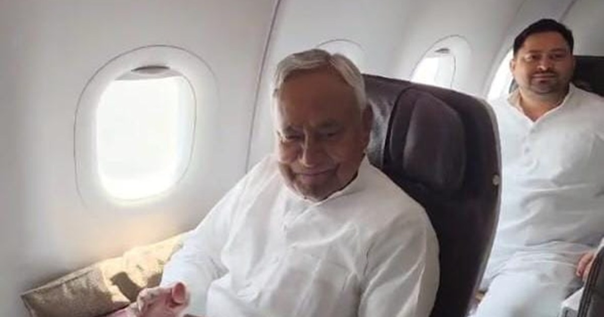 Cm nitish or tejasvi ak sath Dilli nikle