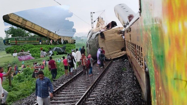 Horrible train accident, 5 dead so far, 25 injured