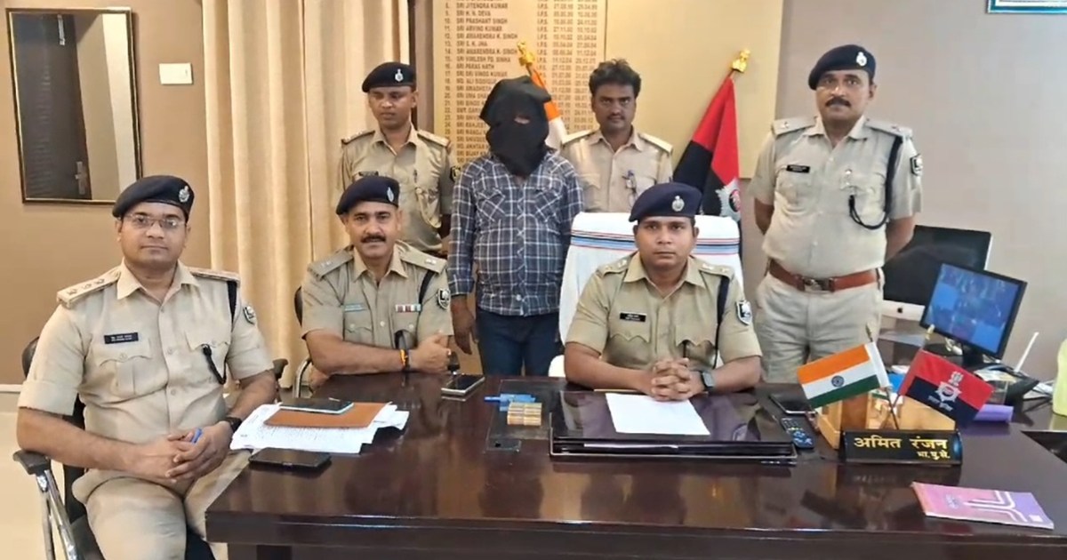 Araria police arrested a criminal with a reward of 5 thousan