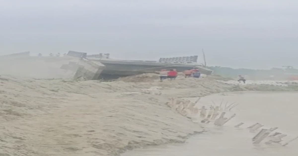 Once again in Bihar, a bridge constructed at a cost of Rs 12