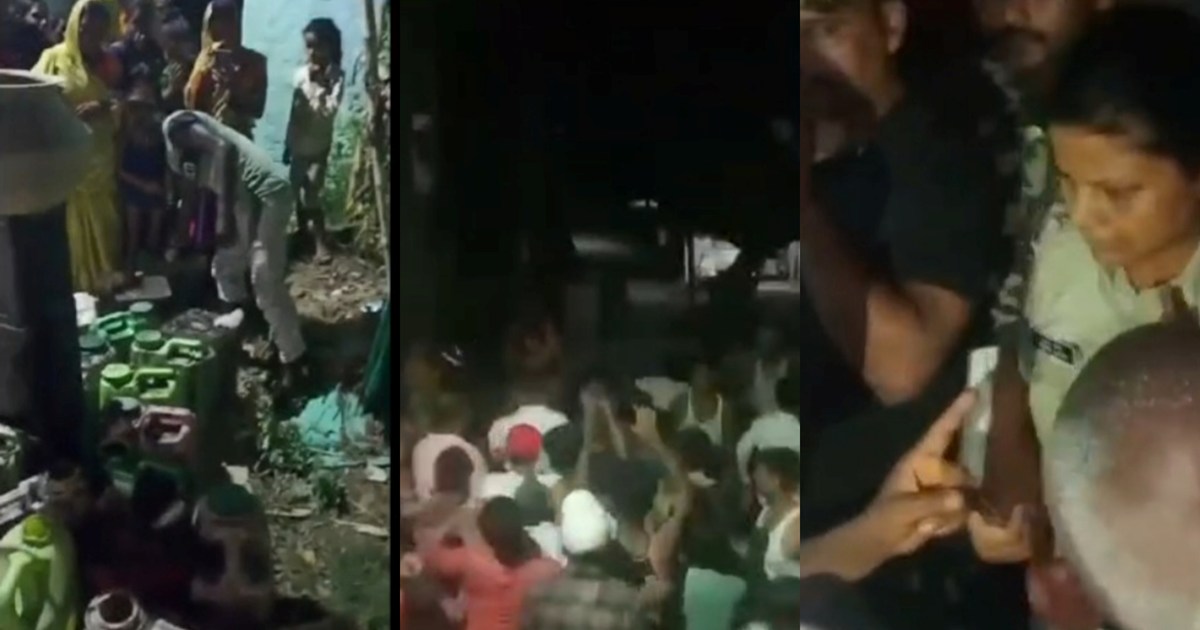 When the villagers started doing the work of the police, the