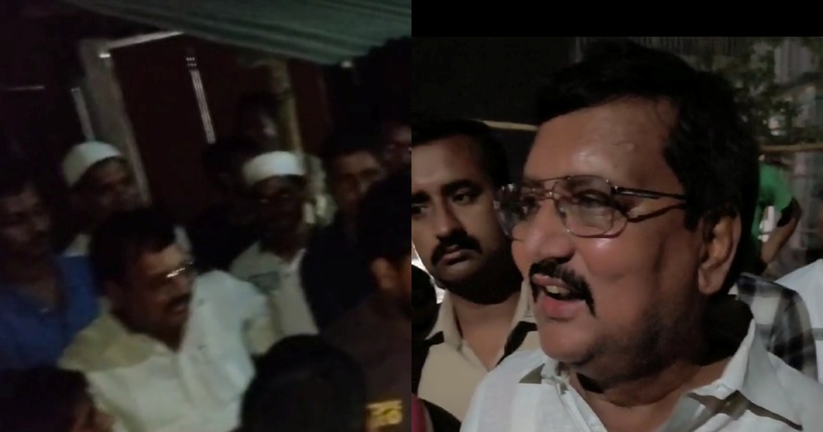 When the RJD MLA arrived for a feast, the villagers surround