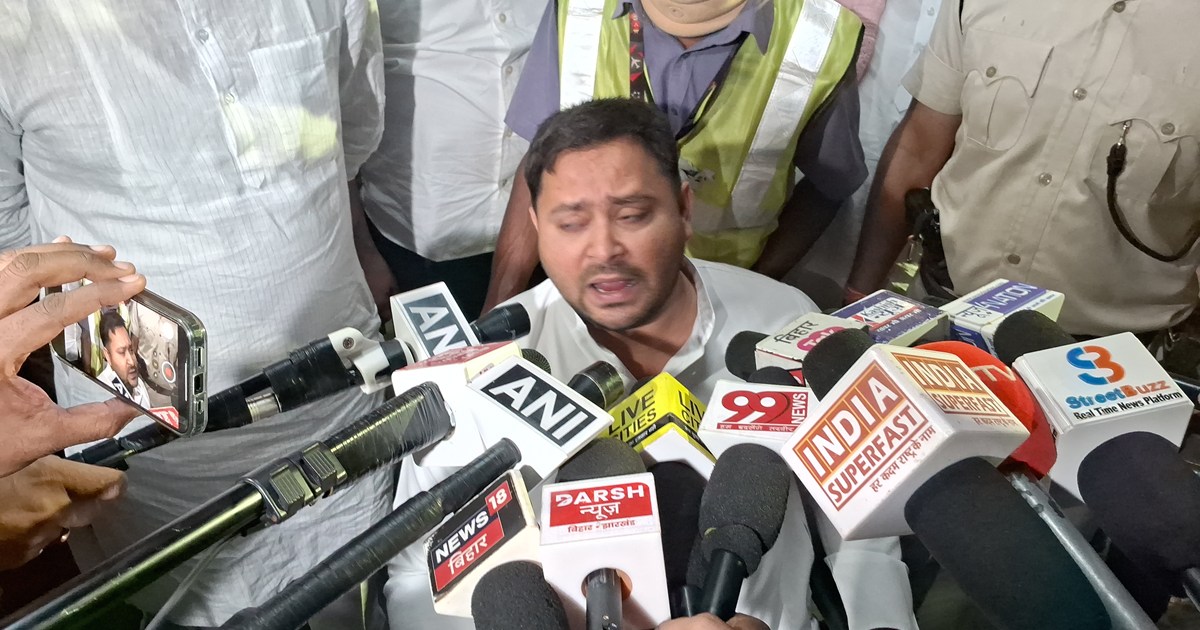 Tejasvi ka matganna pr bda byan