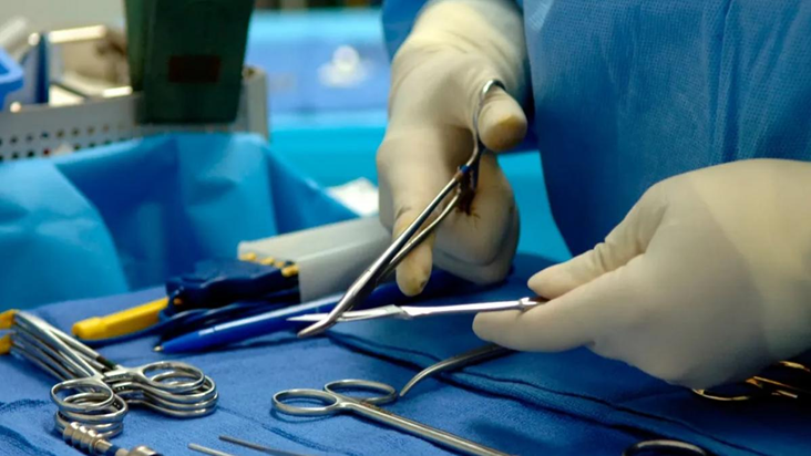 The patient who went for hernia treatment had his hydrocele 