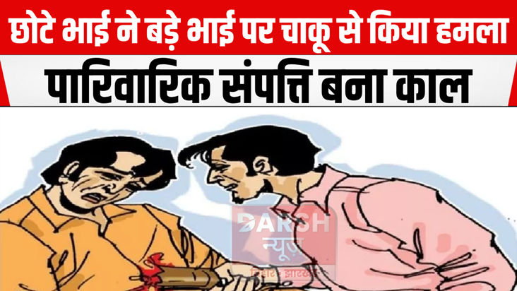 Younger brother attacked elder brother over family property,