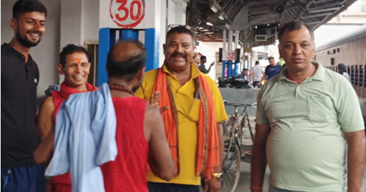 Patna se 120 kanwariya ka jatha Baba Barfani Amarnath ke dar