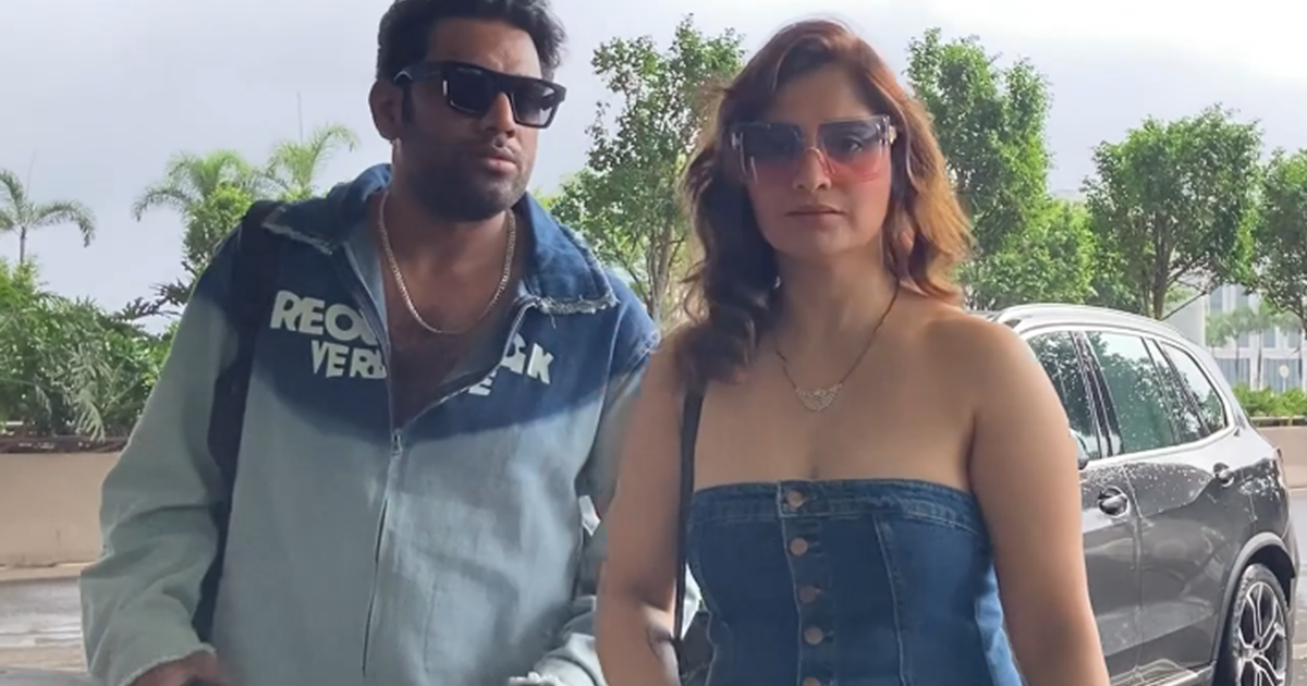 Deepak Chauhan ke saath Mumbai Airport pahunchi Arti Singh, 