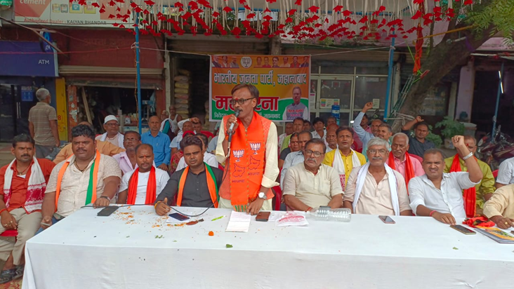 Ambedkar ke apmaan ke virodh mein BJP ka dharna, Lalu Yadav 