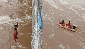 Bihar Flood: Falgu river wreaked havoc, many lives trapped in the flood of water, local people...